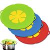Tapa de silicona, tapón para derrames, cubierta para olla, cubierta para sartén, accesorios de cocina, utensilios de cocina con forma de flor, utensilios de cocina