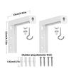 Projector Screen Ceiling Mount Wall Hanging Mount L-Bracket Adjustable Extension Projector Screen Placement Office