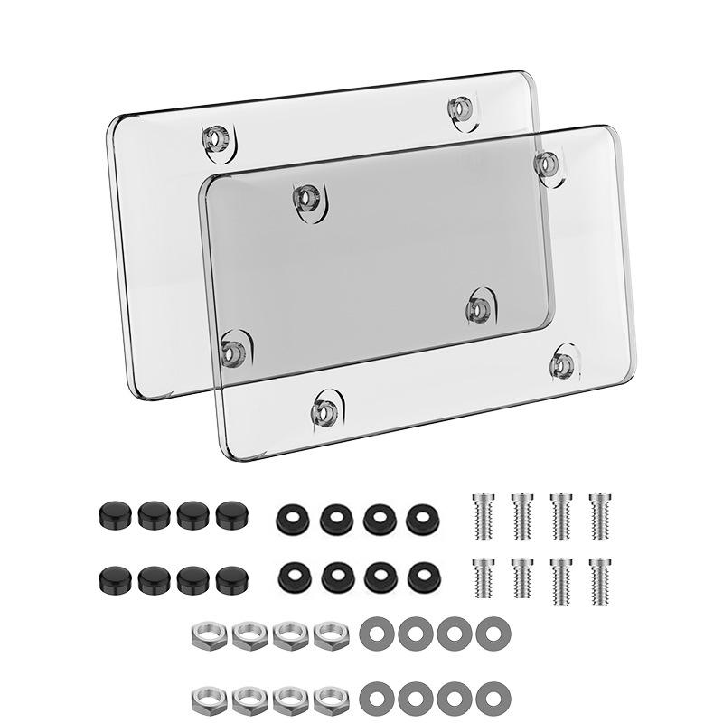Cadre et Support de Plaque d'Immatriculation de Voiture Américaine