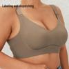 Plus Size Seamless Wire-Free Sports Bra - Soft Lift & Support for Women
