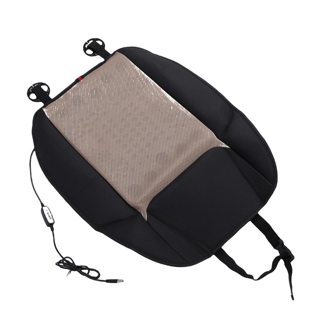 Cooling Car Cushion USB Powered 3 Temperature Settings Universal Ventilated Cooling Car Pad for SUV Truck Van RV Seat