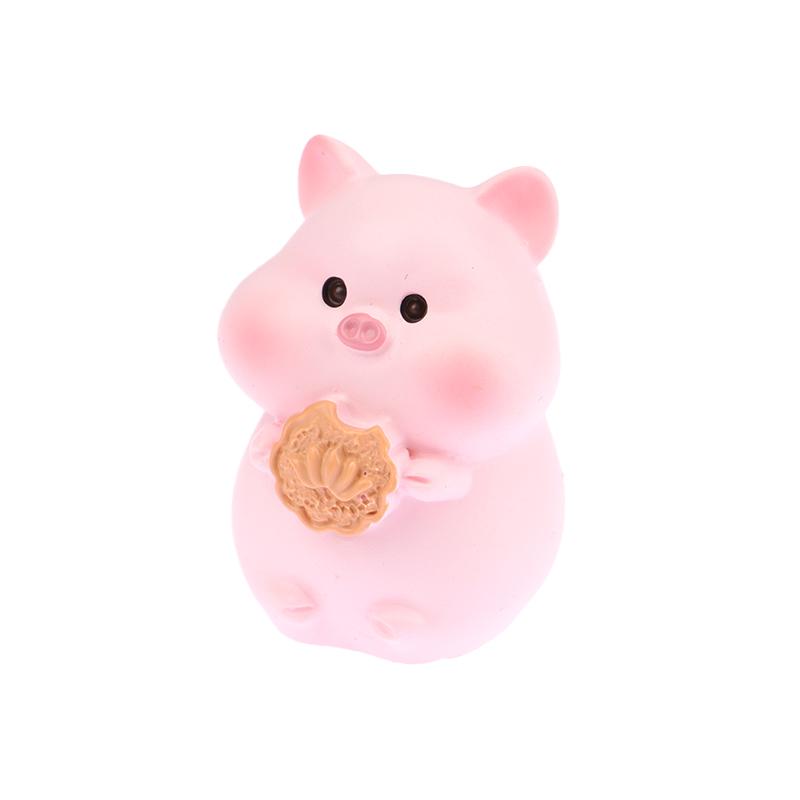 Cartoon Zodiac Color 3D Resin Doll Crafts Chinese Style Micro Landscape Bonsai Keychain Handbag Pendant Gift For Women