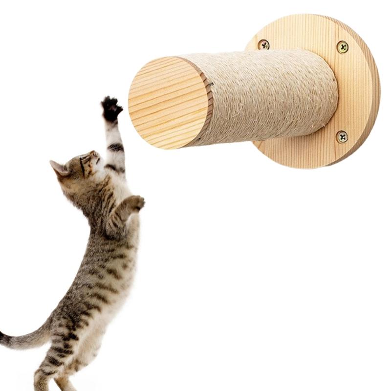 Corner Mounted Cats Shelving System Vertical Climbings Shelf Space With Reinforced Wood Panel Secure Wall Installation