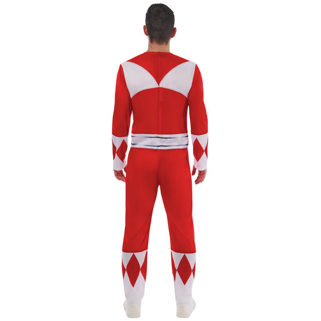 Mighty Morphin Power Rangers Unisex Adult Red Power Ranger Costume