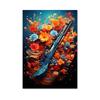 Abstract Graffiti Pistol Posters and Prints Canvas Paintings Wall Art Pictures for Living Room Home Decoration