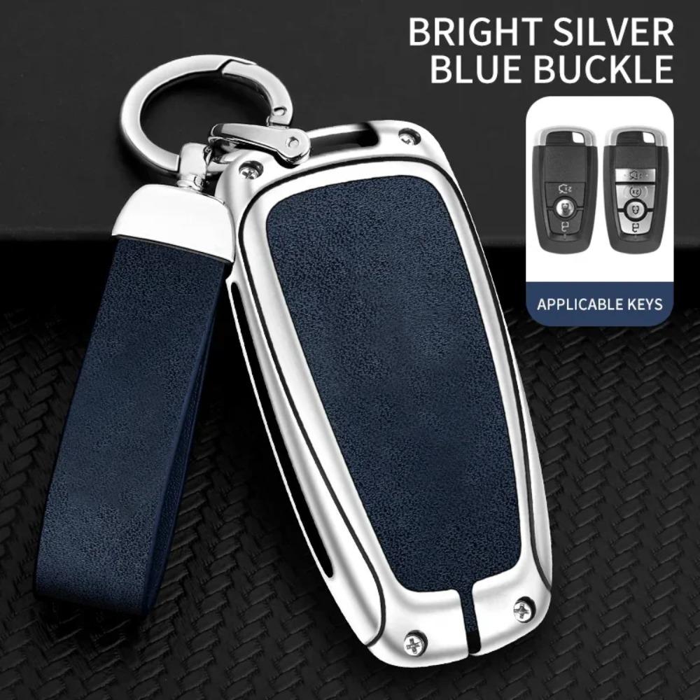 Zinc Alloy Car Remote Key Case for Ford Ranger Wildtrak Remote Control Protector for Ford Ranger Wildtrak Key Cover Accessories