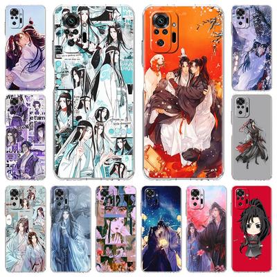 Großmeister Mo Dao Zu Shi Anime Luxus-Telefonkasten für Xiaomi Redmi Hinweis 11 10 9S 9 8 Pro 7 8T 9C 9A 8A K40 Pro+ Soft Clear Cover