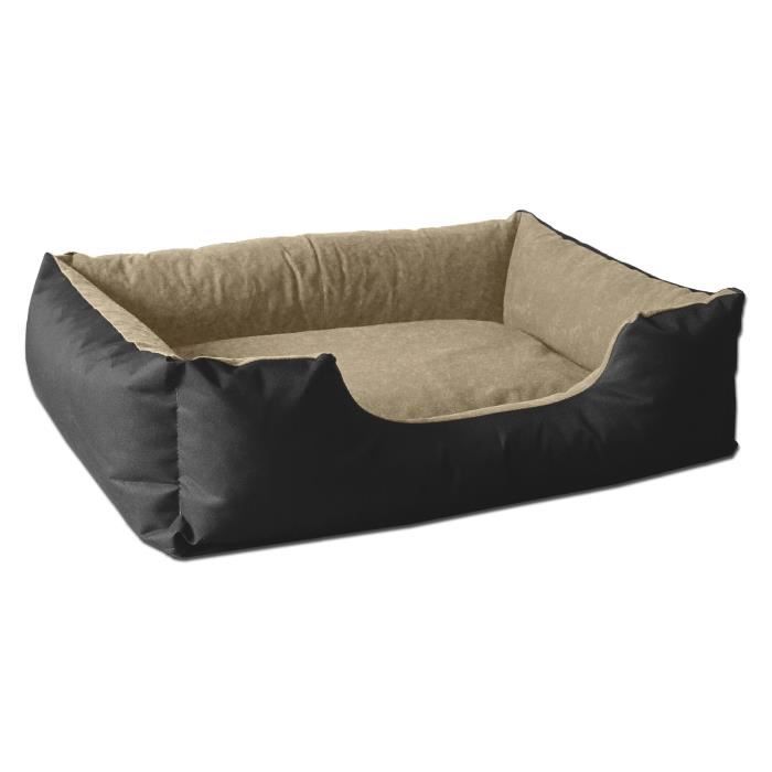 Lit Pour Chien - BedDog® - LUPI - 55x40 Cm - NAMIB-BLACK - Rectangulaire
