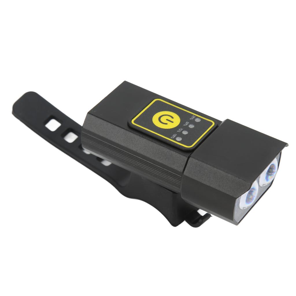 Bike Front Light Waterproof Lightweight USB Rechargeable Bright Bicycle Front Headlight for Night Riding