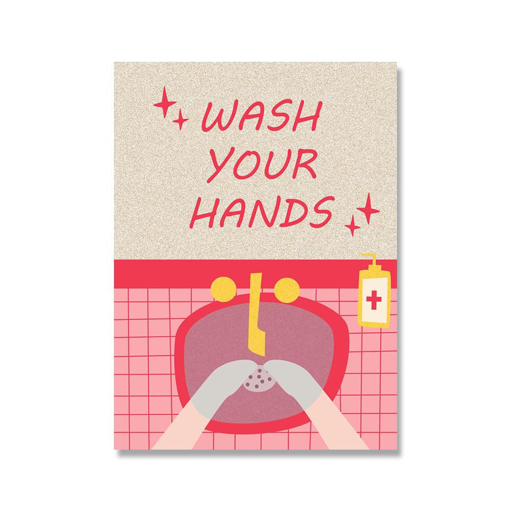 

Power Up Yourself цитата холст картина мультфильм будущее письмо Lowkey Lucky плакат мыть руки ванная комната настенные панно Декор 21x30cm No Framed