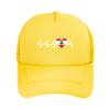 Lebanon Flag Lebanese Heartbeat Casquette  Women Unisex Outdoor Hats  Adjustable Sun Cap Casual Baseball Caps