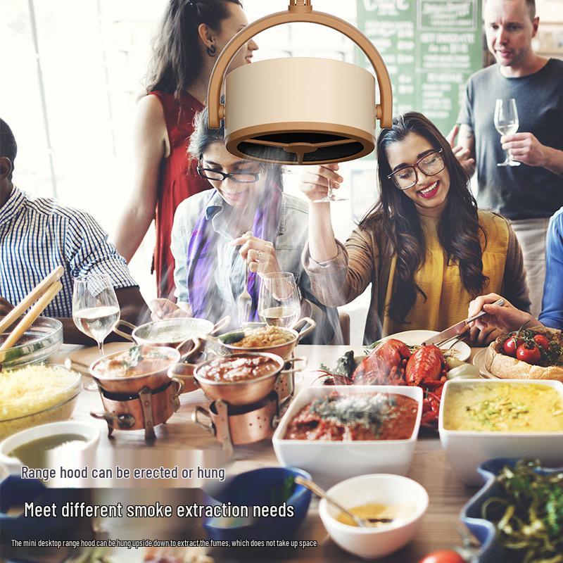 USB Desktop Mini Range Hood Air Purifier - Creative New Style Portable Gift