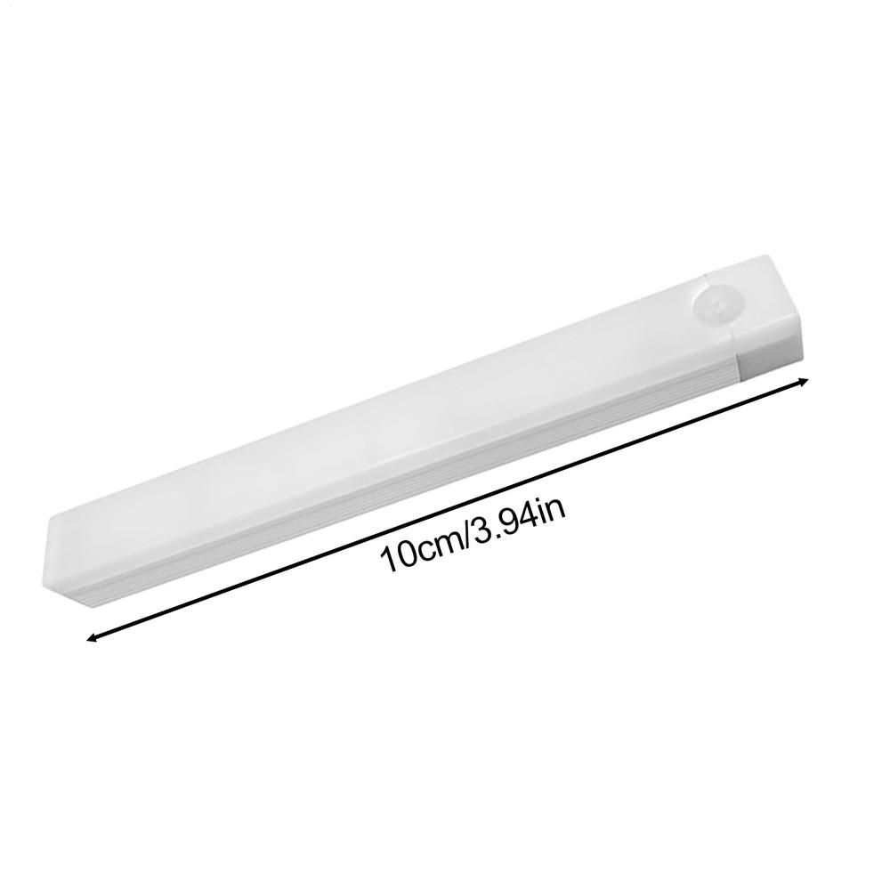

LED Lights for Under Cabinet LED Smart Cabinet Lighting Rechargeable Stick on Lights Magnetic Light Bar Motion Sensor Closet білий