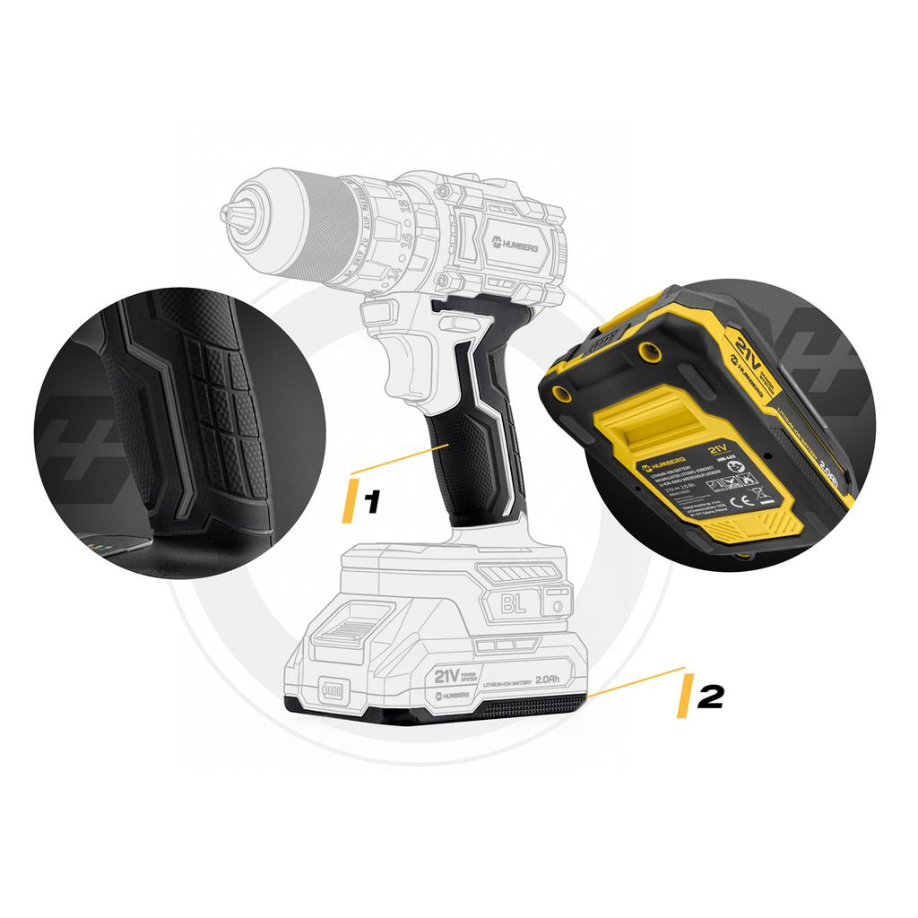 Cordless Impact Drill Driver Humberg