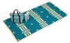 Captain Stag (CAPTAIN STAG) Rug, Leisure Sheet, Mat, Straw Rug, 90 X 180 Cm, 1-2 Person, Washable, Turquoise, UB-3058