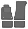 Velour Graphite Car Mats For: Mercedes SL R107 Without Catalytic Converter Coupe (1971-1989)