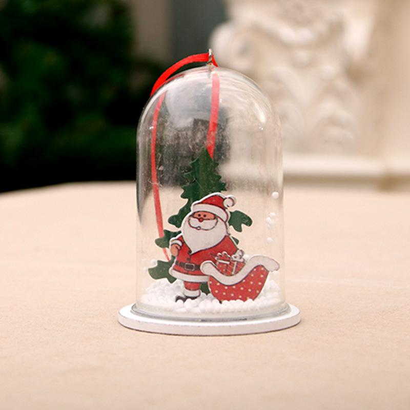 Christmas Wood Resin Christmas Pendant Decorations Christmas Tree Decoration Christmas Gift Door Hanging