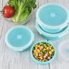 Portable Foldable Silicone Bento Box - Microwave Safe for Outdoor Meals