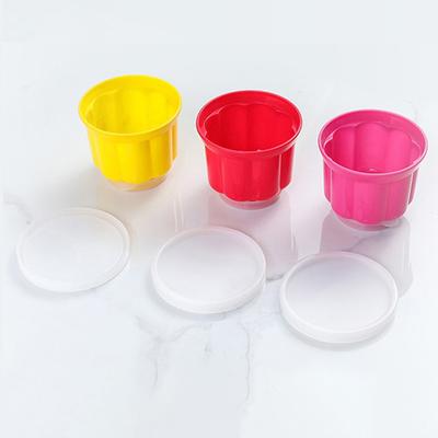 1PC Pudding Mould Plastic Bakeware Reusable DIY Jelly Pudding Cake Mold With Lid Baking Tool