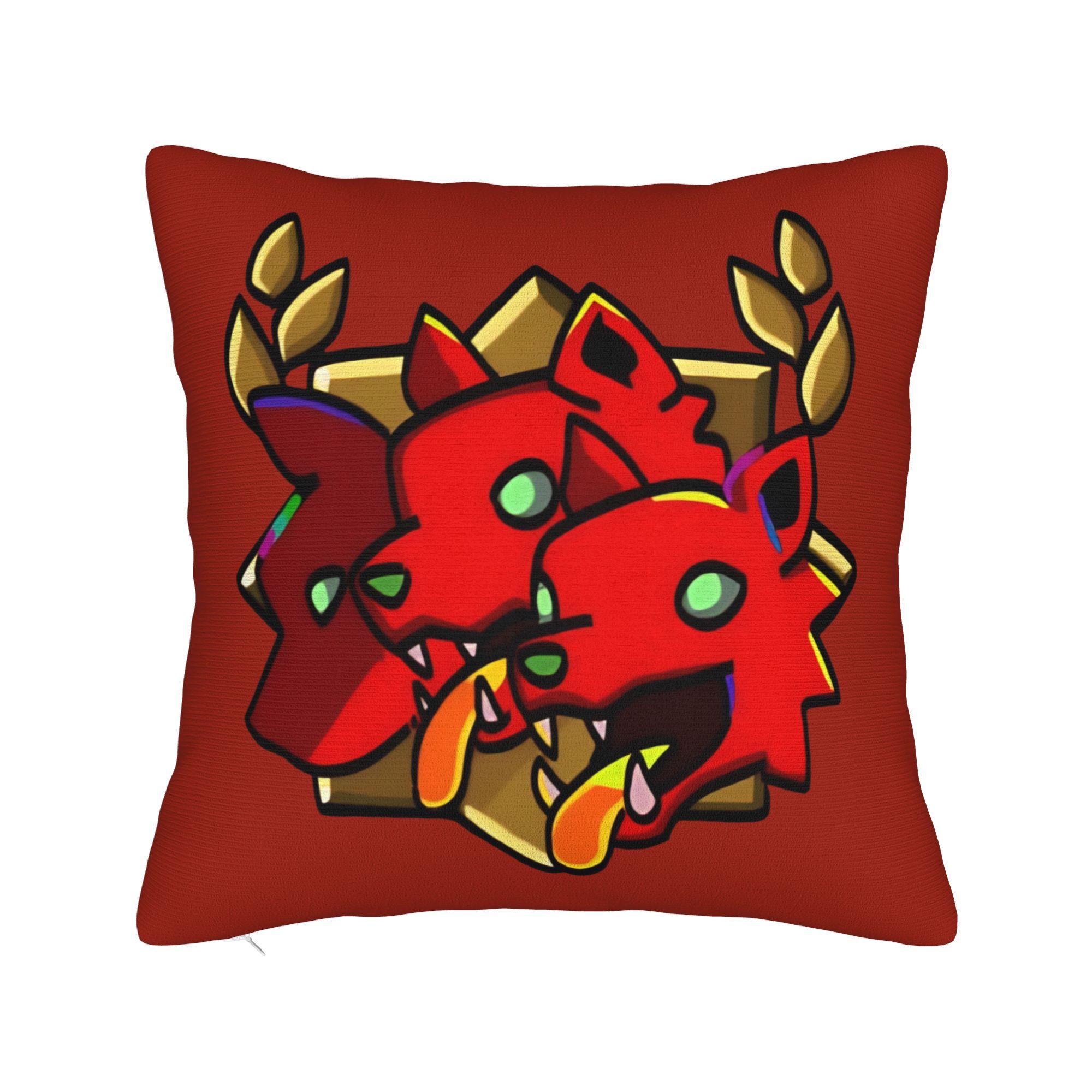 Zagreus Game Gamer Hades Pillow Cover  Funny Pillow Case For Sofa Couch Bed Living Room Comfy Pillowcases Birthday Gift 12x12Inch