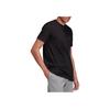 Adidas Camo Essential Logo Sports Short-Sleeve Tee Men Tops Black FM3352
