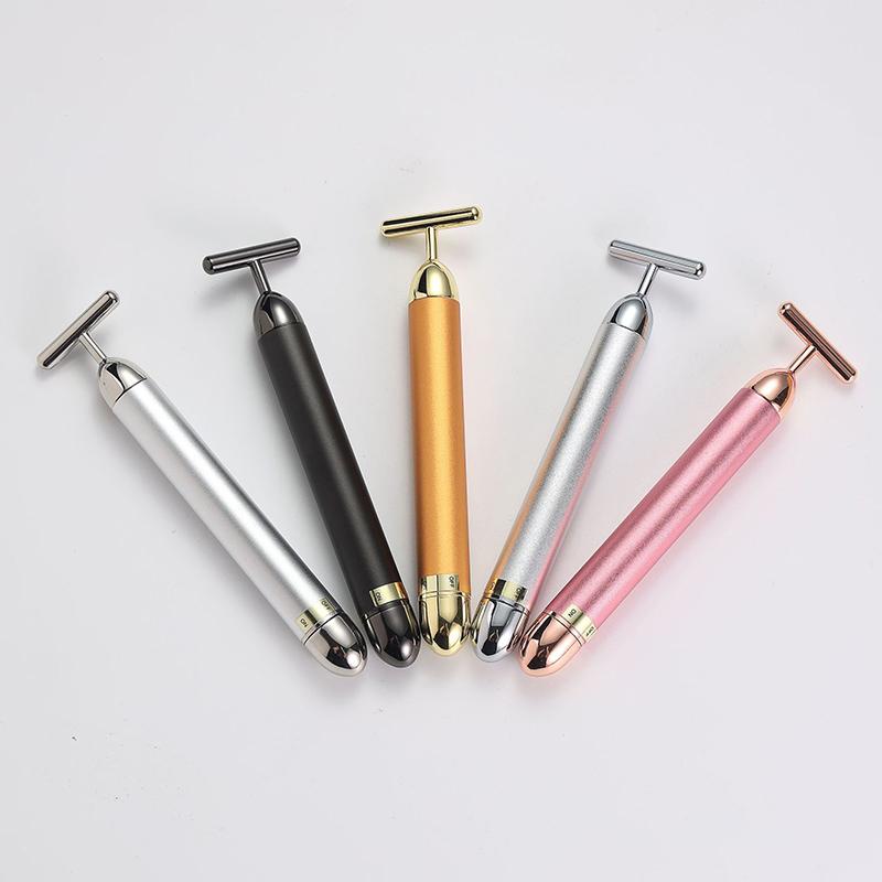T Beauty Roller Energy Roller Electric Face-Lifting Facial Massage Beauty Tools Waterproof Face Care Meridian Massage Stick
