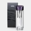 Thermos Water Ripple Portable Double-Layer Glass Cup 400ml