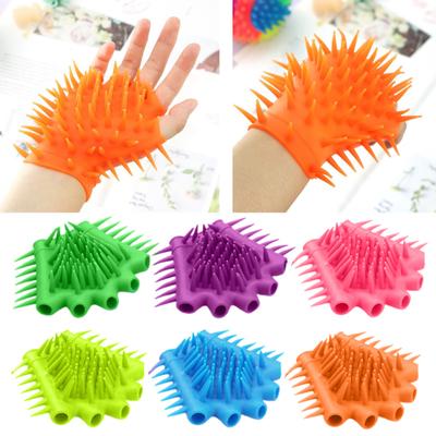 1Pc Sensory Glove Fidget Toy Stress Anxiety Relief Kids Adults Half-Finger Glove Soft
