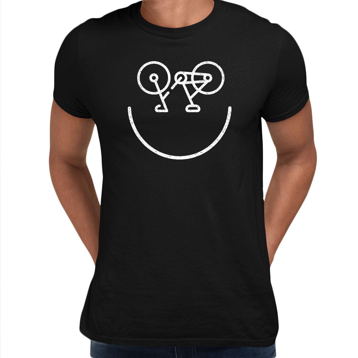 Happy Cycling Novelty Fitness Sport Gym Tee Unisex T-Shirt S разноцветный