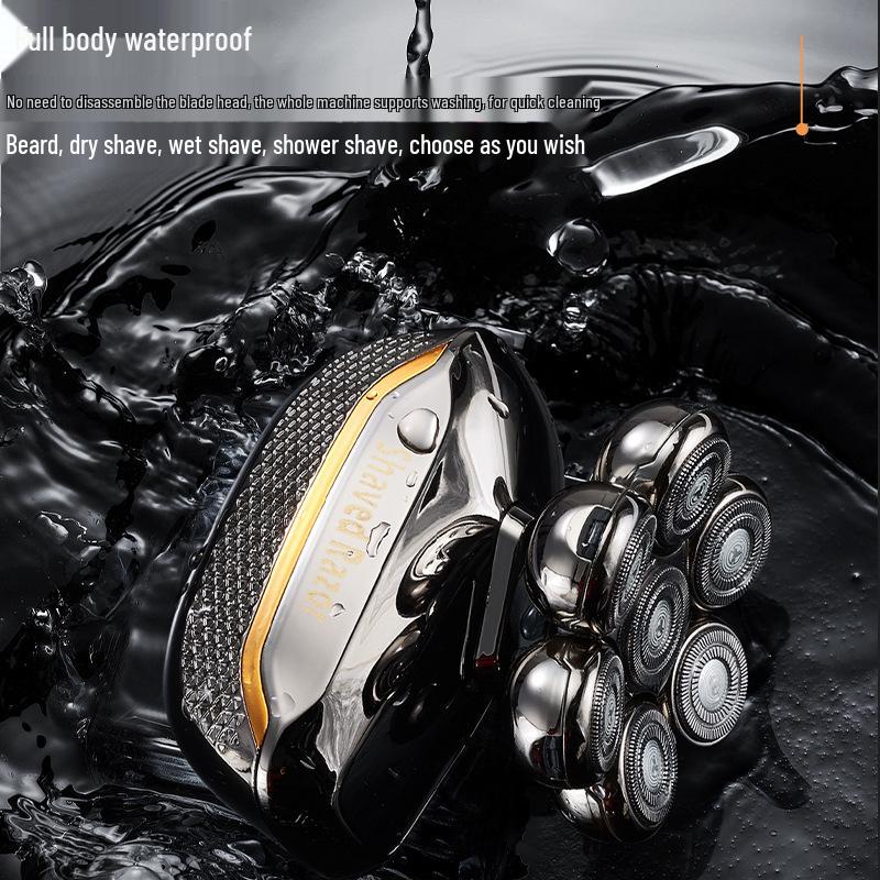 New Intelligent Seven-Blade Electric Hair Clipper & Washable Shaver