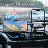 Car Phone Bracket GPS Navigation Stand Car Multifunctional Automatic Clamping Air Outlet Phone Holder for 4-6.9 Inch Cellphone
