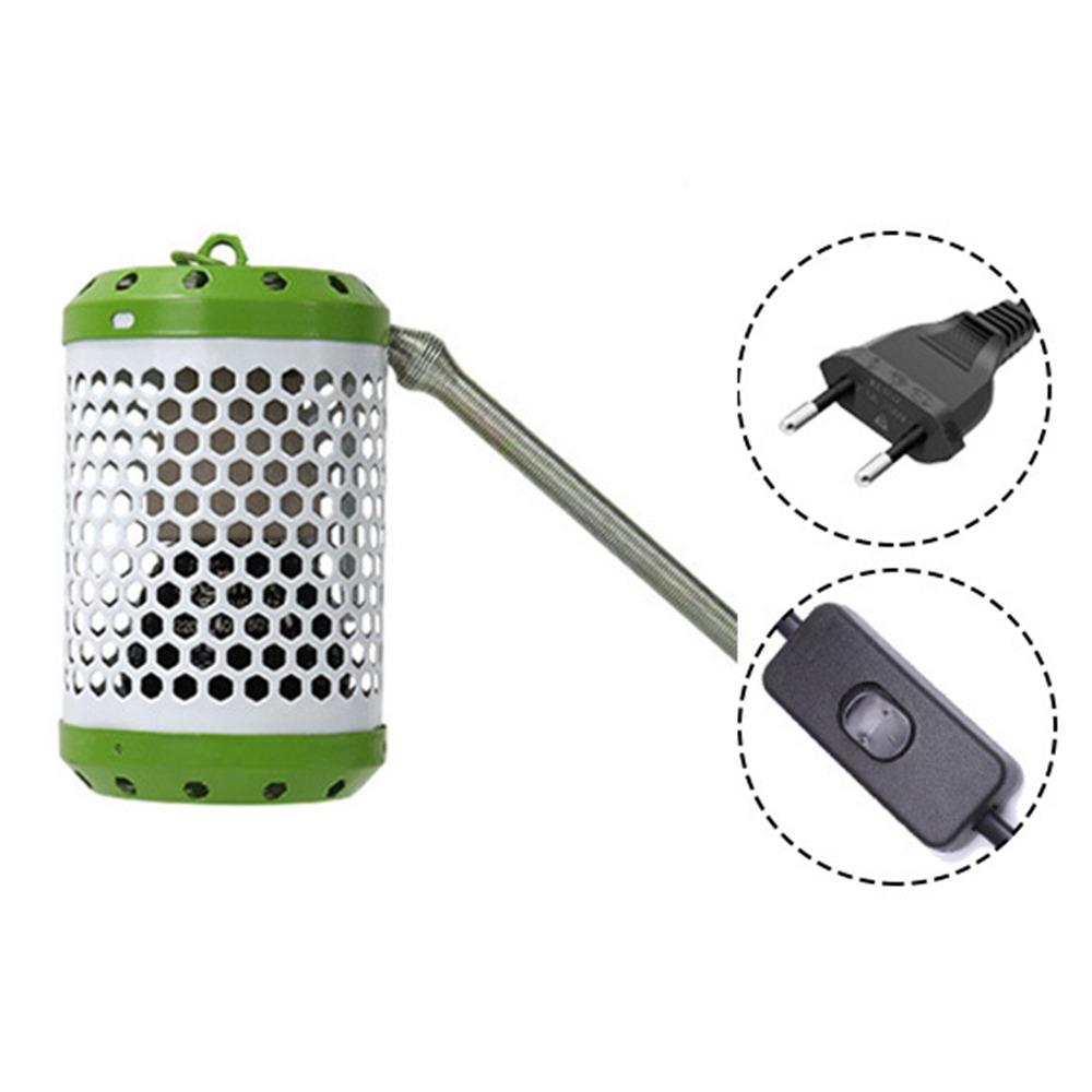 Metal Chew-Proof Wire Ceramic Heating Lamp Anti-Bite Bird Cage Heater Durable Bird Warmer  Indoor