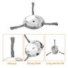 1Set Steel Wire Grass Trimmer Head - Universal Brush Cutter Steel Head For Lawn Mower Edging - 6Inch Replacement Trimmer Blade