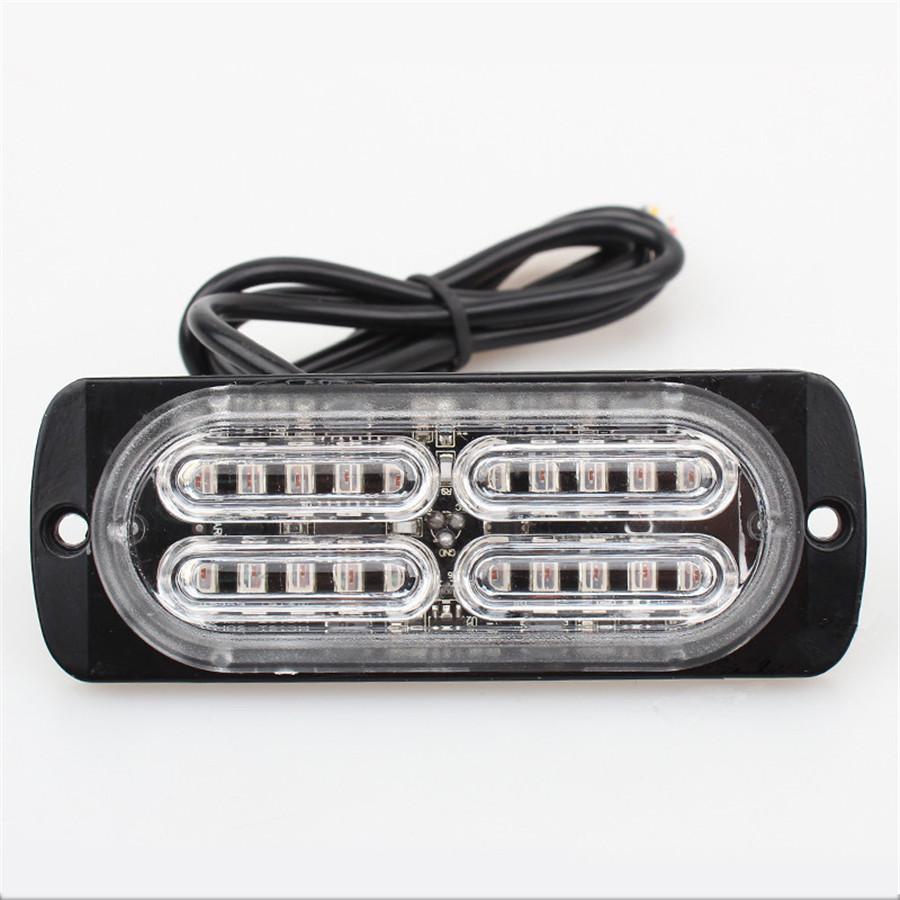 Universal Waterproof 12V 24V 20LED Car Truck Pickup Emergency Side Strobe Light