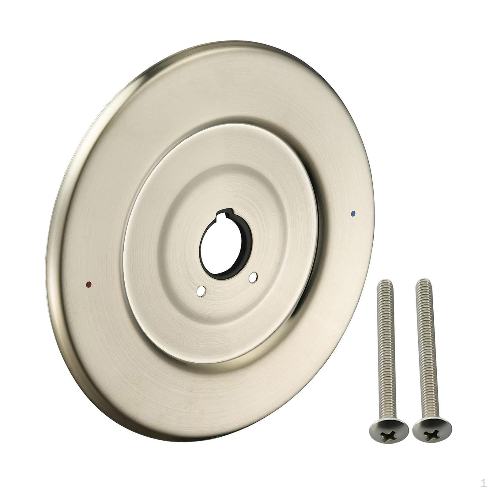 

Escutcheon Replacement Cover Plate Shower Faucets Sealing Stainless Steel Accessories Single срібний