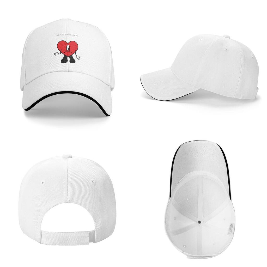 Unisex Baseball Hats Bad Bunny Rapper Reggaeton Artist Outdoor Streetwear Summer Sports Baseball Caps Hip Hop Cap Casquette Hats