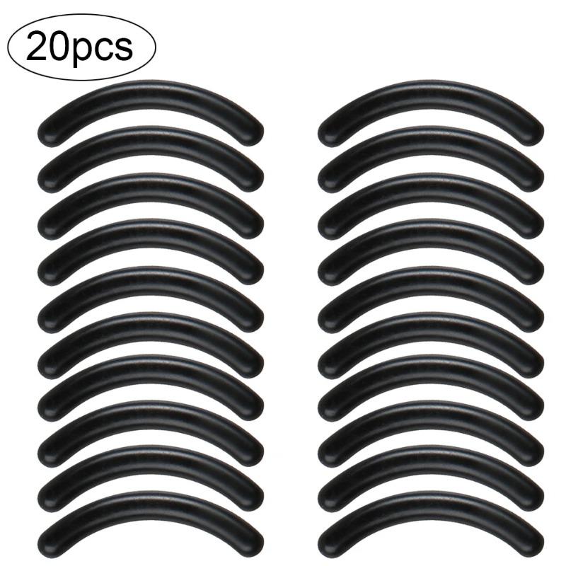 

10/20/50 шт. сменные накладки для завивки ресниц женские резиновые насадки для завивки ресниц красота ресницы завивка инструмент для укладки Black 20PCS