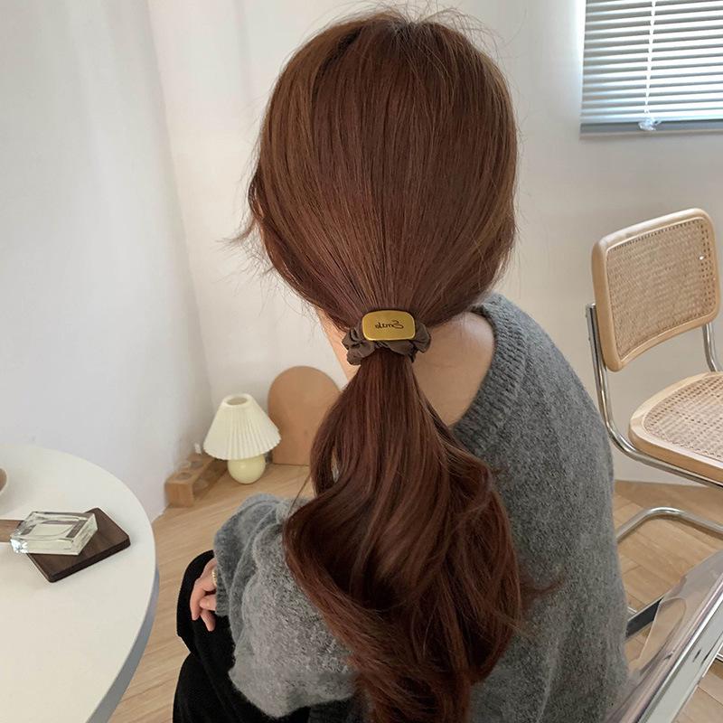 Happiness Flower: Second-Hand Elastic Hair Band - Cute, Elegant, and Versatile for All Styles