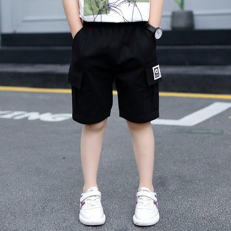 Baby Boy Shorts Summer Boys Sports Loose Shorts Elastic Waist Teen Trousers Children's Clothes
