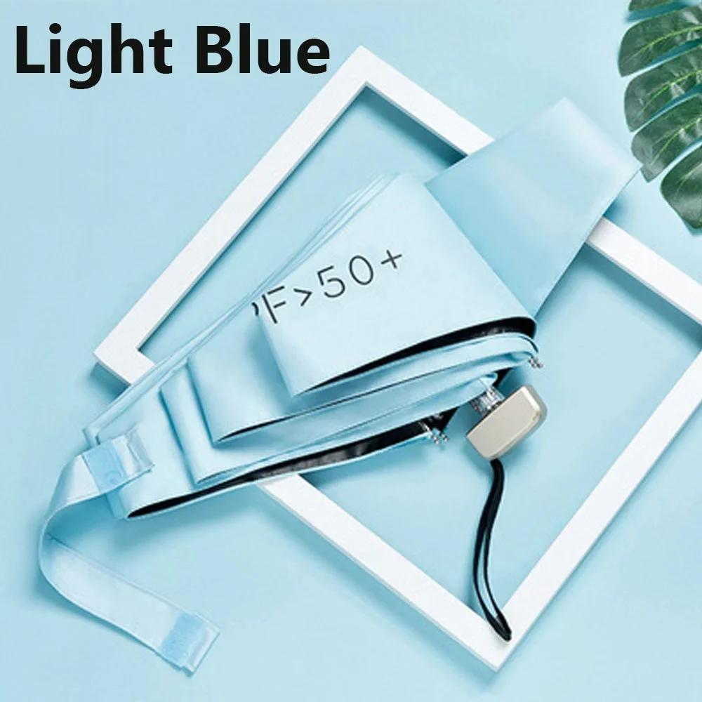 1 Pc Mini Pocket Sun Protection Umbrella Ultralight Portable Folding Anti Rain Umbrella Parasol