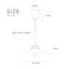 LED pendant ceiling light warm light, fixture, white, KMP-7174WH [Kobe Mother's Lamp]