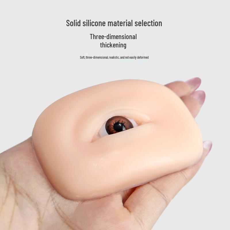 Beginner Microblading Practice Skin: Eyebrow & Eye Module Simulation