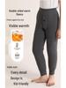 Children's Thickened Velvet Cotton Thermal Pants - Warm Autumn/Winter School Uniform Trousers for Boys and Girls.
