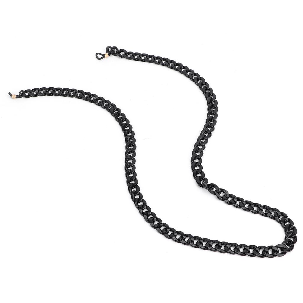 Acrylic Eyeglass Chain Glasses Chain Holder AntiSlip Sunglass Strap String Black