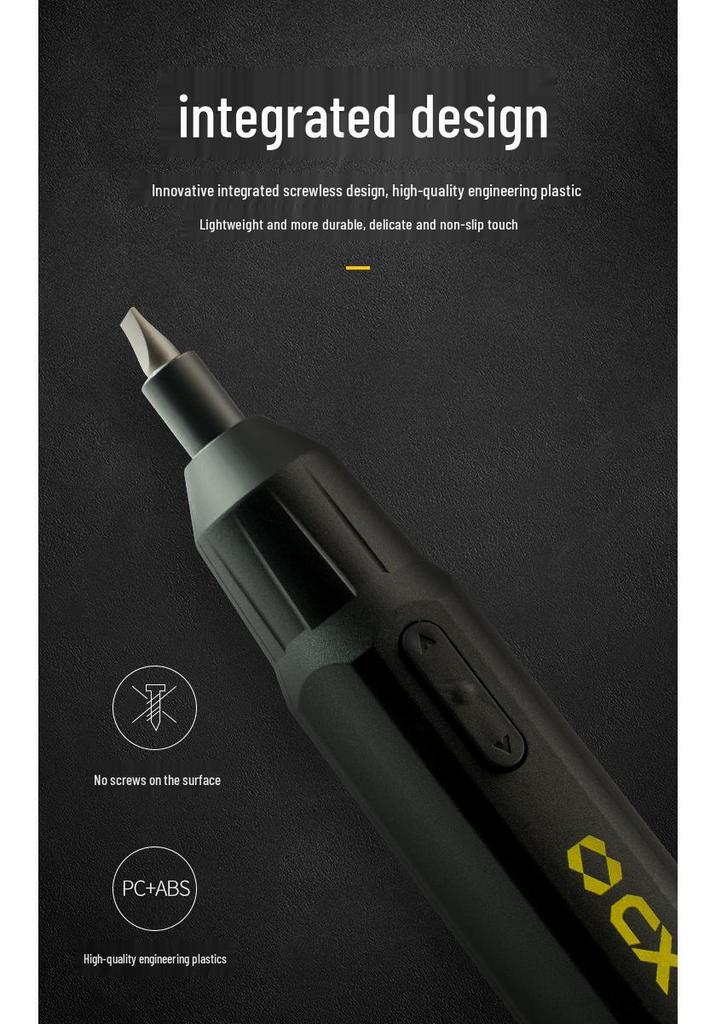 Compact All-in-One Electric & Manual Screwdriver Set for Beginners