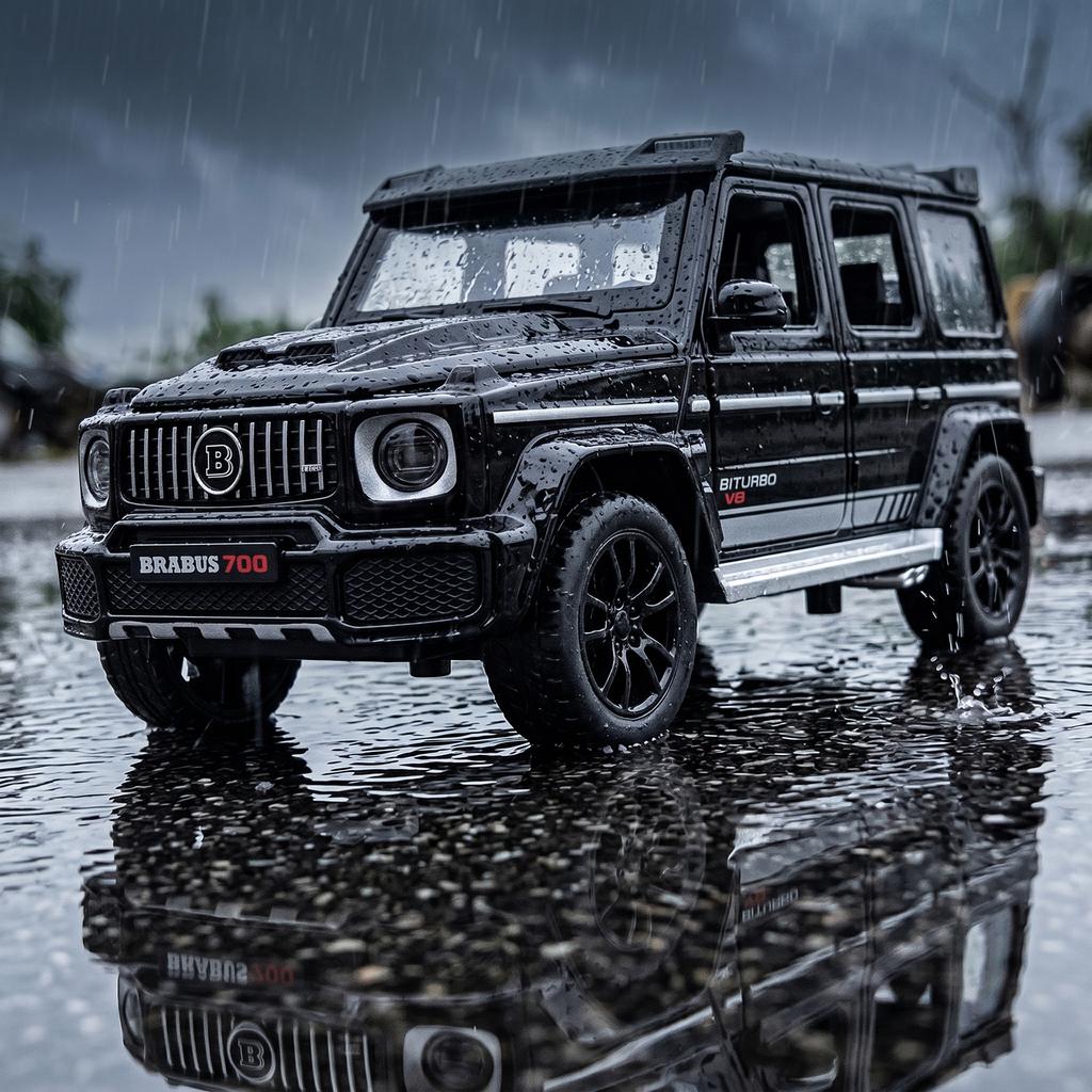 1:32 Mercedes Benz G700 Tuned Off Road Vehicle Alloy Metal Diecast Model Car Sound And Light Collectibles Hobby Gift For Friend