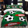 Football Bedding Set For Teen Boys Room Decor Ball Sport Duvet Cover Set Microfiber Soccer Game Comforter Cover Twin King Size