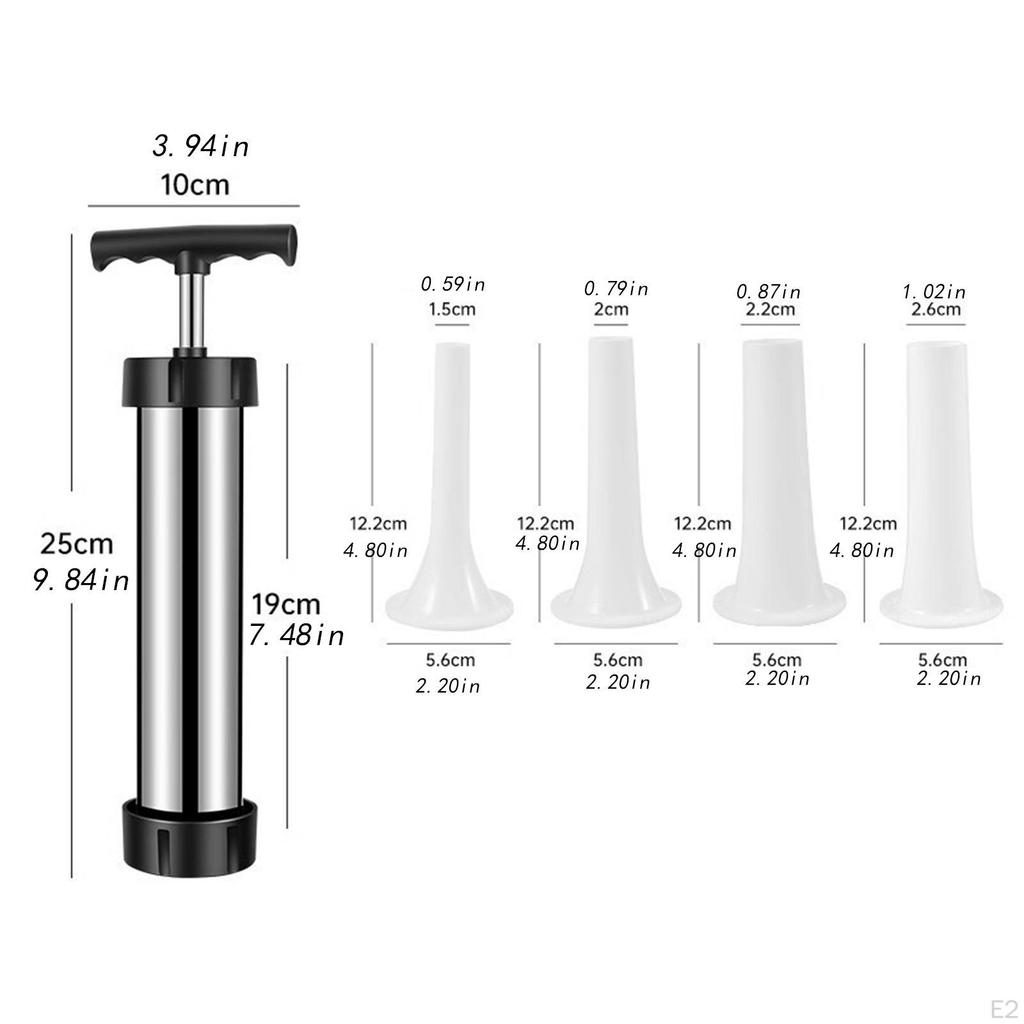 Sausage Maker Kit Gadget Vertical Filling Tools for Family Household Cooking