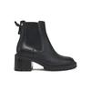 Ботильоны челси Tommy Hilfiger Th Leather с тиснением на каблуке FW0FW08774 Black