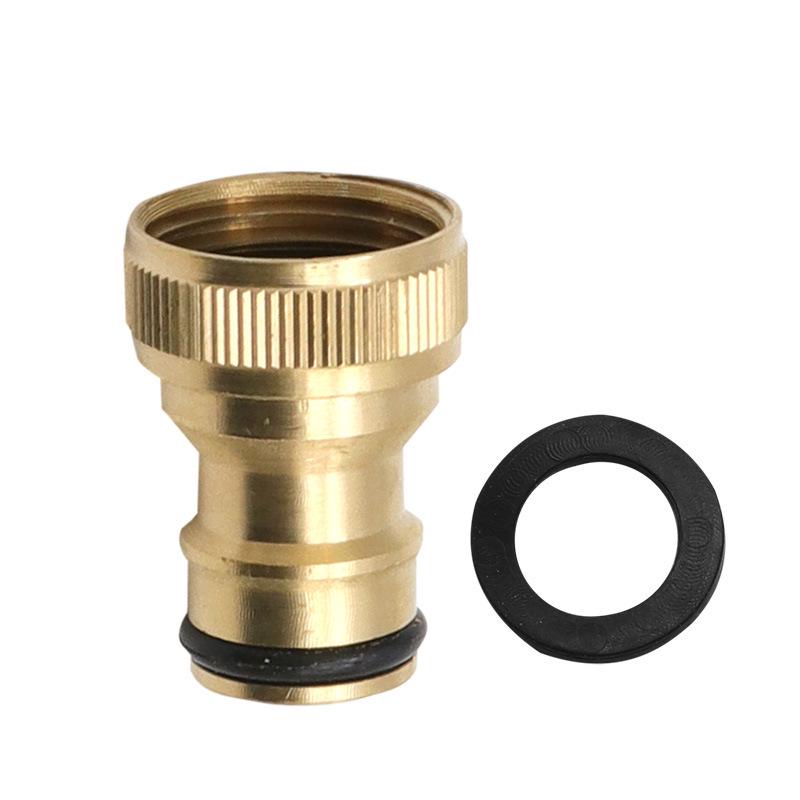 4-Minute Nipple Connector Water Gun Nozzle - 1/2" Thread Garden Car Wash Quick Connector
